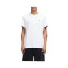 T-shirt Deus Ex Machina Shield Standard Tee em branco, vista frontal no modelo