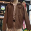 Casaco com capuz Deus Ex Machina Harajuku Hooded Jacket em bege, fotografia frontal