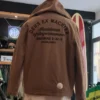 Casaco com capuz Deus Ex Machina Harajuku Hooded Jacket em bege, fotografia das costas