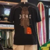 T-shirt Deus Ex Machina Frontage em preto, fotografia das costas