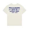 T-shirt Deus Ex Machina Mudflap Tee em branco vintage, vista traseira