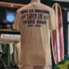T-shirt Deus Ex Machina Mudflap Tee em branco vintage, fotografia das costas