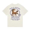 T-shirt Deus Ex Machina Unchained Tee em branco vintage, vista traseira