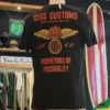 T-shirt Deus Ex Machina Cutaway Tee em preto, fotografia das costas
