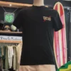 T-shirt Deus Ex Machina Global Spark Tee em preto, fotografia frontal