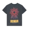 T-shirt Deus Ex Machina Catchin Rays Tee em antracite, vista traseira