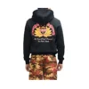 Casaco com capuz Deus Ex Machina Sacred Crest Zip Hoodie em preto, vista traseira no modelo