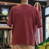 T-shirt Deus Ex Machina Upstairs Os Tee em rosa, fotografia frontal
