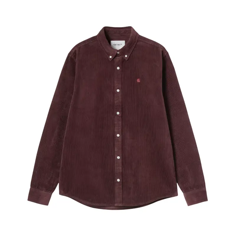 carhartt wip camisa madison bombazine