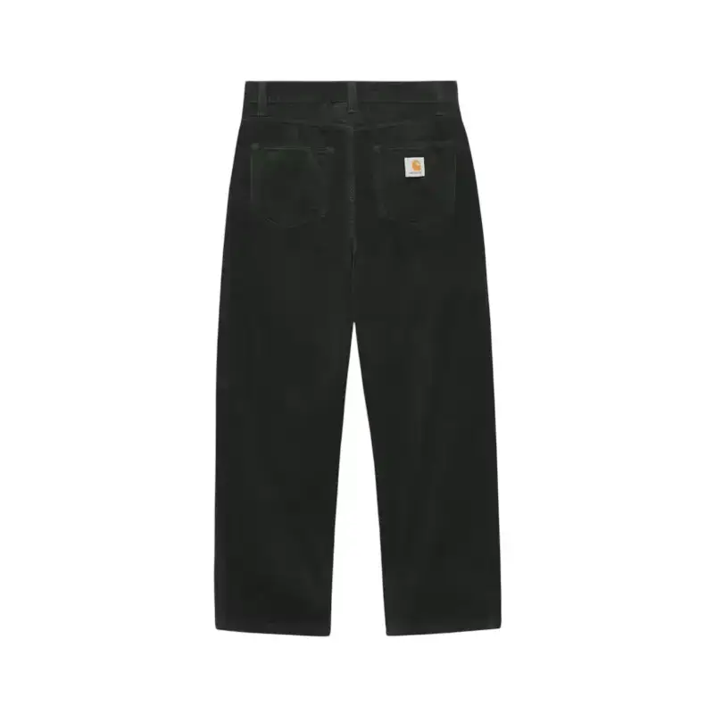 Calças Carhartt WIP Landon em verde escuro, vista traseira