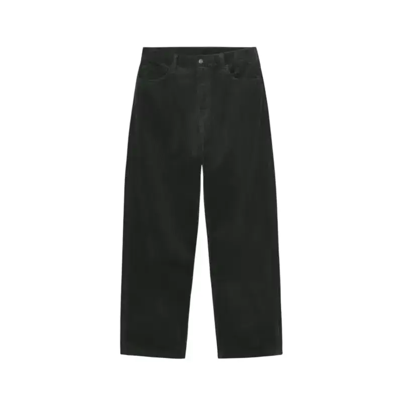 Calças Carhartt WIP Landon em verde escuro, vista frontal