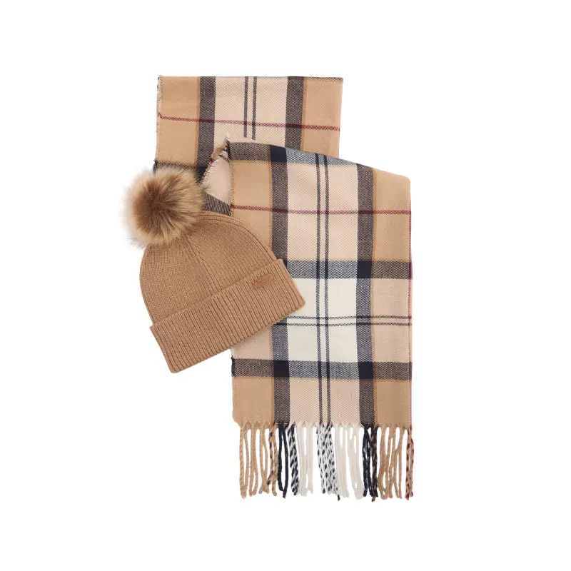 barbour gorro + cachecol dover
