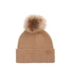 Conjunto Barbour Dover bege, modelo Barbour Dover Beanie & Scarf