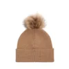 Conjunto Barbour Dover bege, modelo Barbour Dover Beanie & Scarf