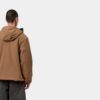 Carhartt WIP Blevin Liner WIP H Brown, vestido pelo modelo, de costas
