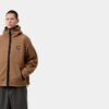 Carhartt WIP Blevin Liner WIP H Brown, vestido pelo modelo, em perspetiva de três quartos