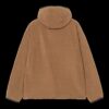 Carhartt WIP Blevin Liner WIP H Brown, vista das costas, com capuz