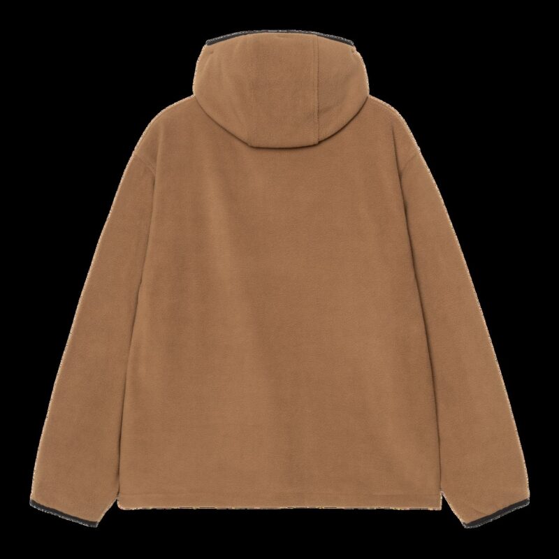 Carhartt WIP Blevin Liner WIP H Brown, vista das costas, com capuz