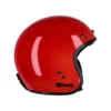 Capacete Roeg Jett Flaming Red Gloss, vermelho brilhante, vista lateral.