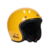 Capacete Roeg Jett Gloss Sunset, amarelo brilhante, vista de três quartos.