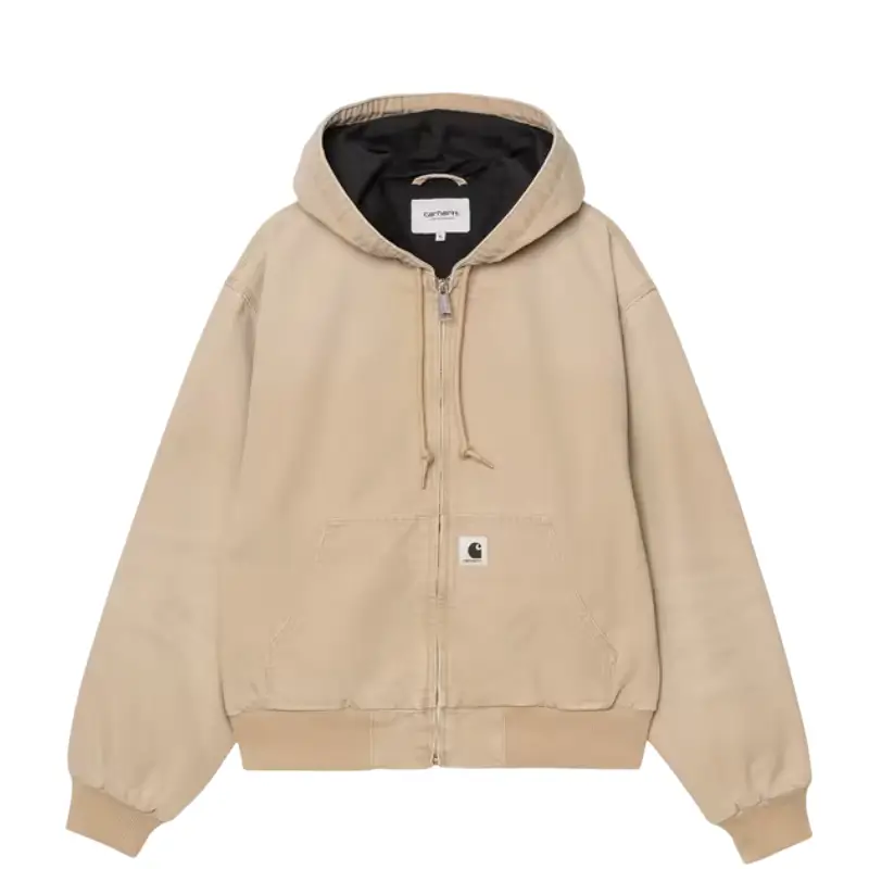 Casaco Carhartt WIP OG Active em bege, vista frontal