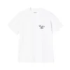 T-shirt Carhartt WIP Gracious em branco, vista frontal