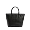 saco tote Barbour Birch preto, vista da face traseira