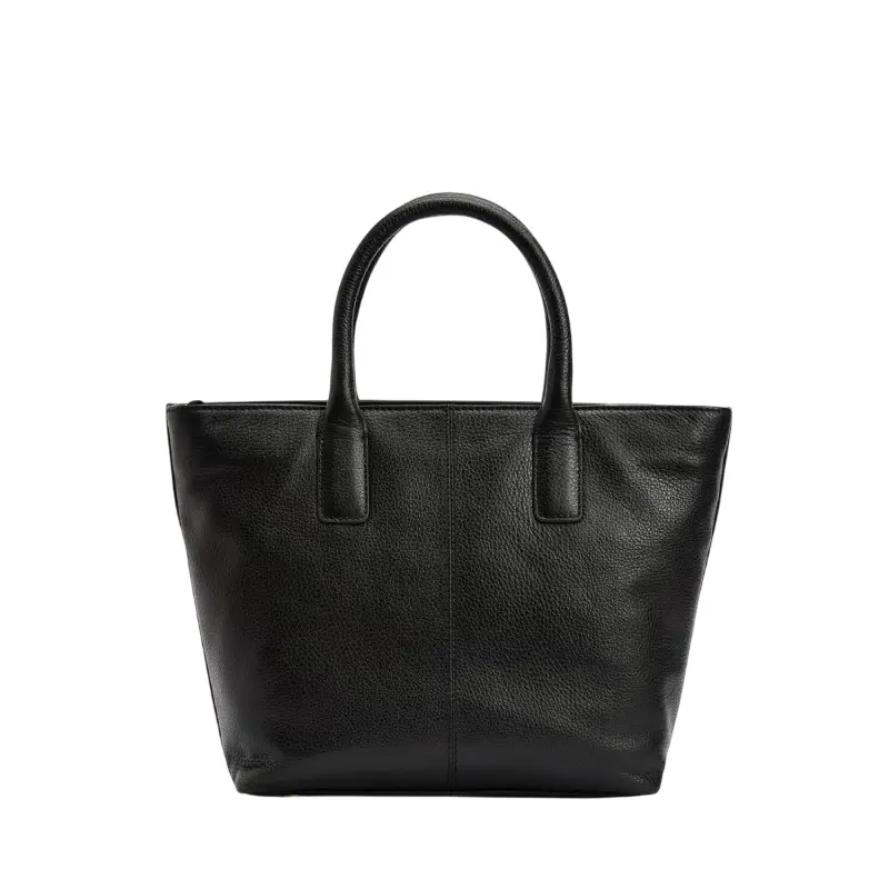 saco tote Barbour Birch preto, vista da face traseira