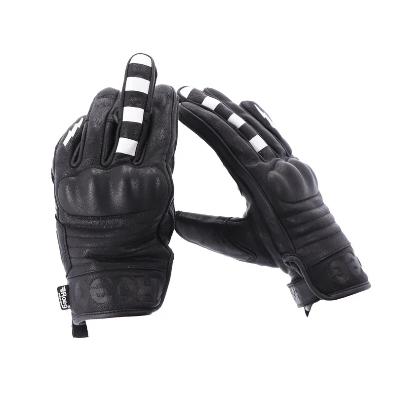 Luvas Roeg FNGR Graphic Preto, preto, fotografia 1.