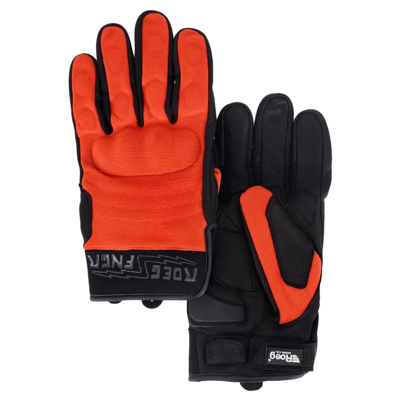 Luvas Roeg FNGR Textile Laranja, laranja, fotografia 1.