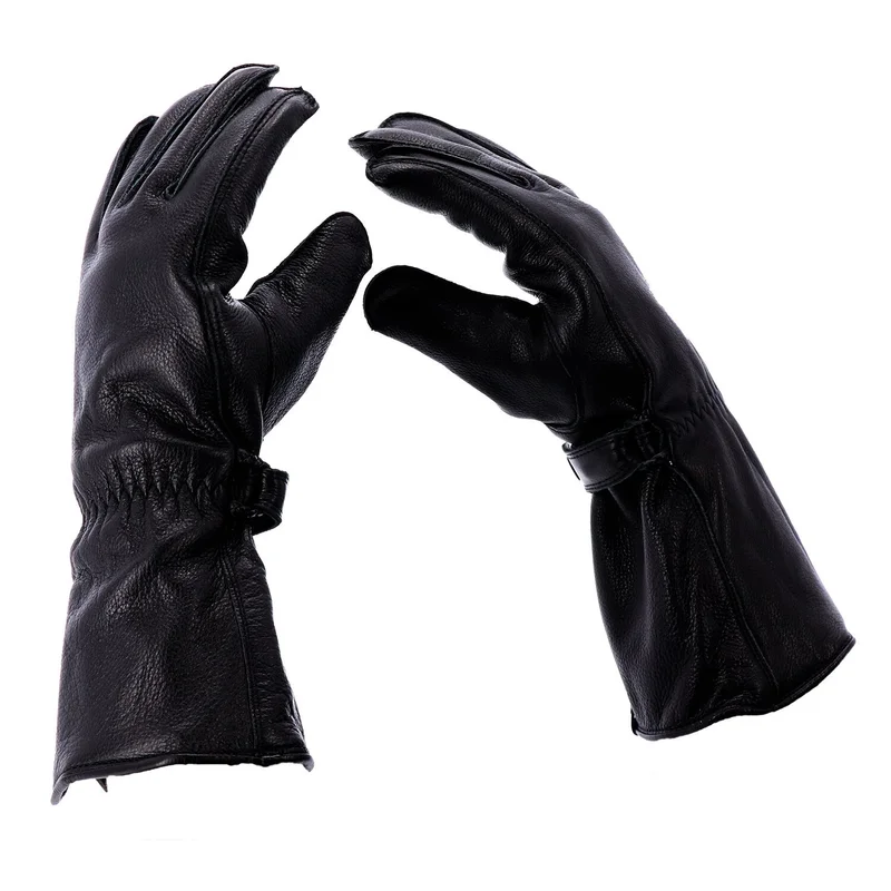 Luvas Roeg Jettson Gauntlet Preto, preto, fotografia 1.