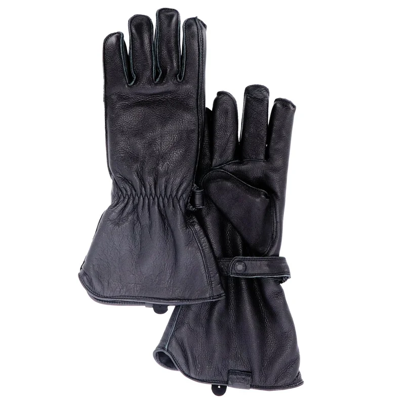 Luvas Roeg Jettson Gauntlet Preto, preto, fotografia 3.
