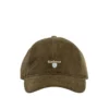 Boné Barbour Preston verde, modelo Barbour Preston Cord Cap