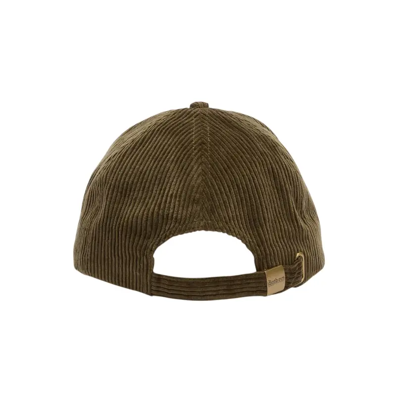 Boné Barbour Preston verde, modelo Barbour Preston Cord Cap