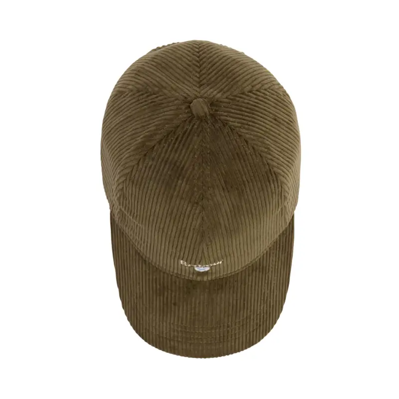 Boné Barbour Preston verde, modelo Barbour Preston Cord Cap