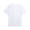 T-shirt Barbour x A.P.C. branca, vista de costas lisas