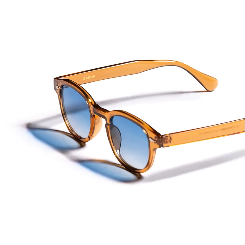 Zadok Le Corbusier Brown Deep Blue, vista lateral.
