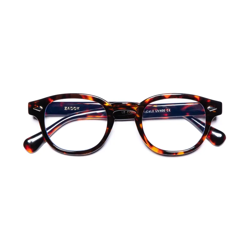 Zadok Le Corbusier Tortoise Blue Light, vista frontal.