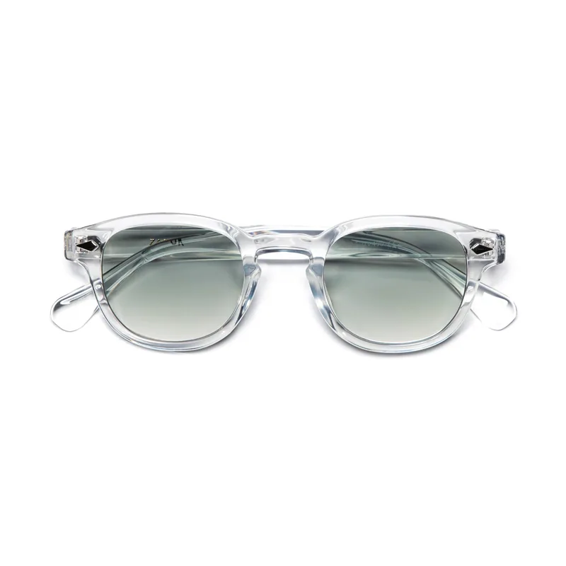 Zadok Le Corbusier Transparent Green, vista frontal.