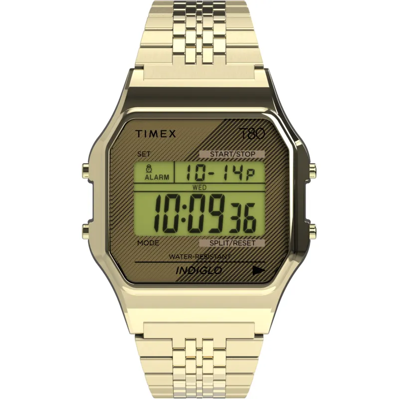 Relógio Timex T80 Dourado
