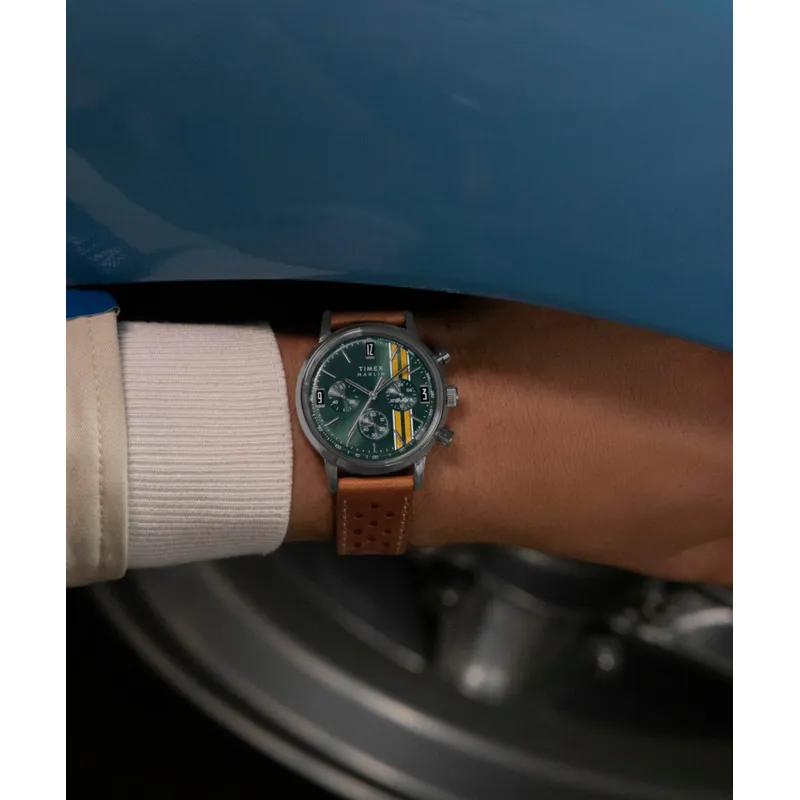 Relógio Timex Marlin Chronograph Tachymeter TW2W99100 Verde — vista 2