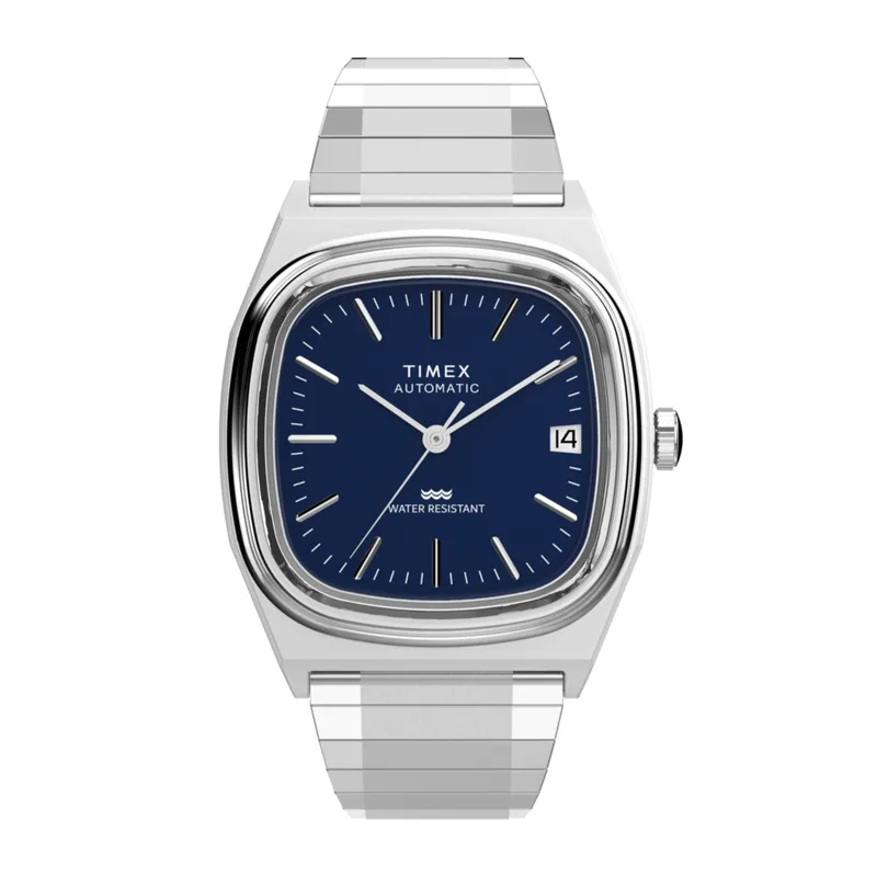 Relógio Timex Automatic 1983 E Line Azul