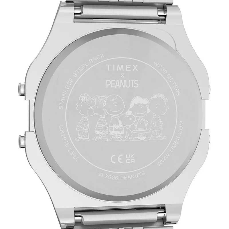 Relógio Timex T80 x Peanuts Digital TW2Y76700 Prateado — vista 3