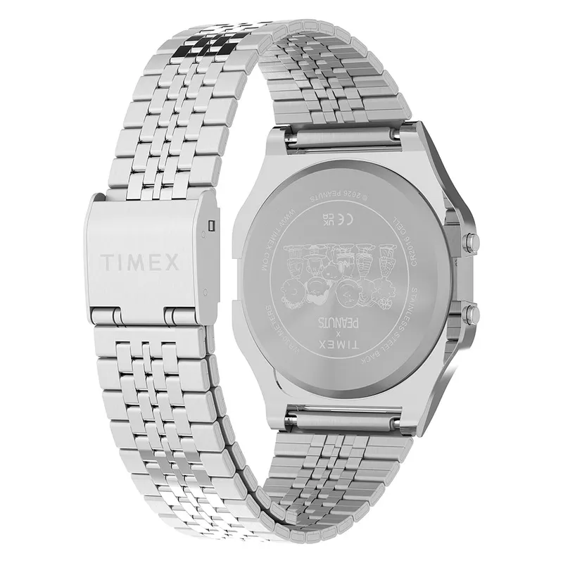 Relógio Timex T80 x Peanuts Digital TW2Y76700 Prateado — vista 4