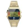 Relógio Timex T80 x Peanuts Digital TW2Y76800 Dourado — vista 1