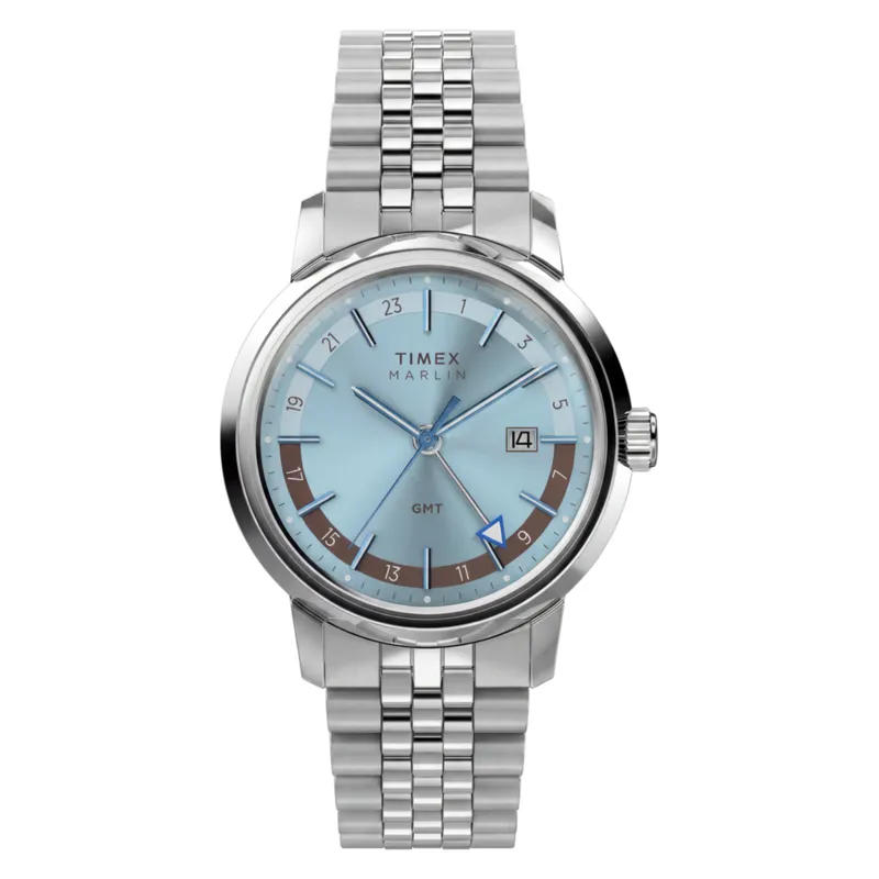 Relógio Timex Marlin GMT Azul
