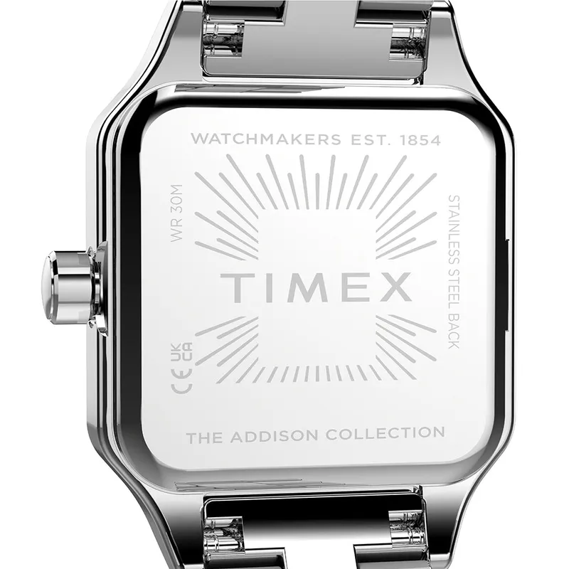 Relógio Timex Addison 2-Hand TW2Y90300 Prateado — vista 4
